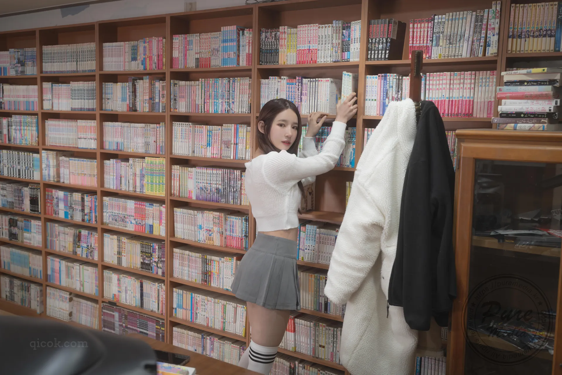 Pure Media Vol.273 Yeha (예하) - Dreaming with library girl [201P／378MB]-密图社