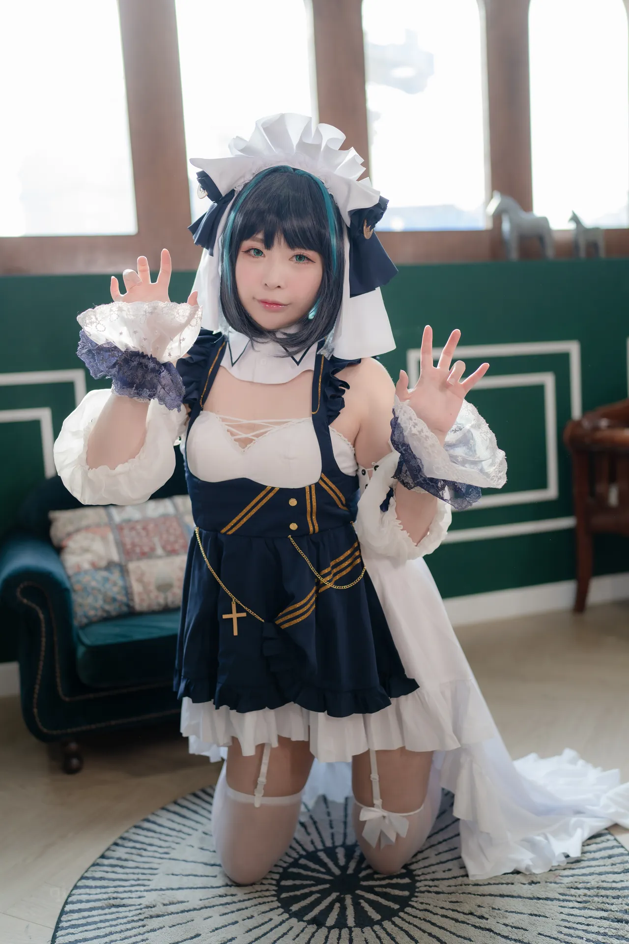 Yuna (윤아) – NO.062 Vol.7 AzurLane HMS Cheshire [99P-2.26GB]-密图社