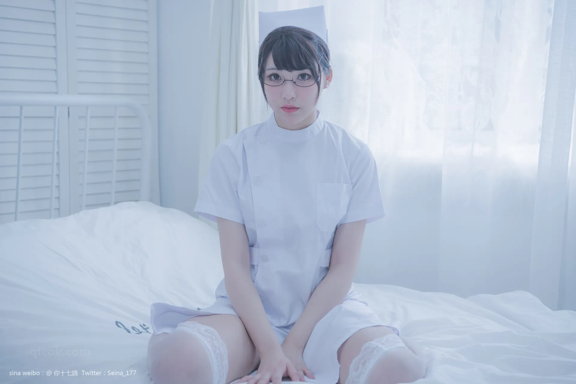 你十七鸽 – NO.001 白色护士 [110P1V-535M]-密图社