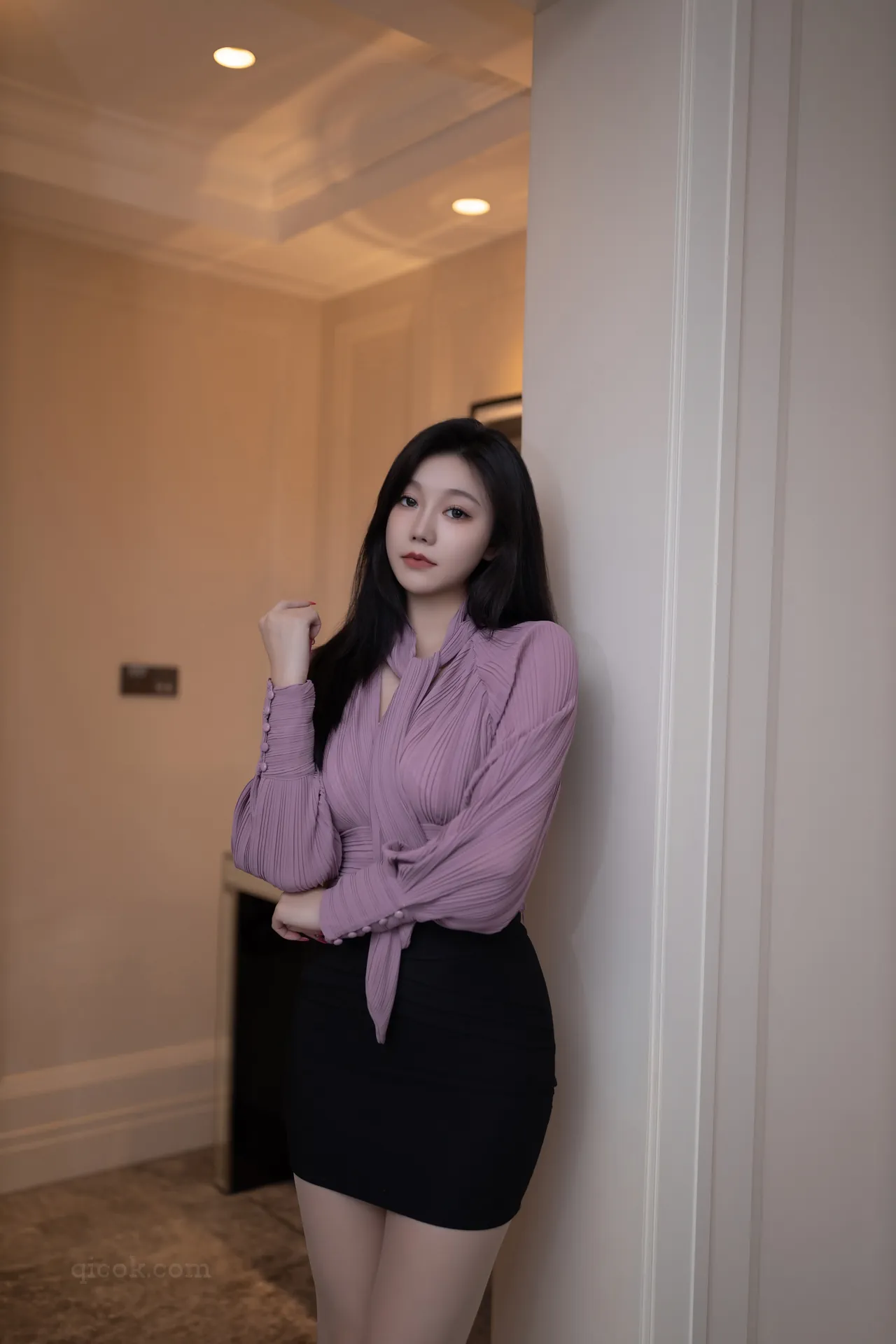 042.安然 – 内购无水印 紫色[90P／1.19GB]-密图社